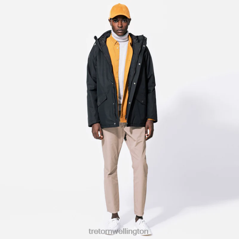 Tretorn Wings Woven Padded Jacket 686F827 Clothing Jet/Black