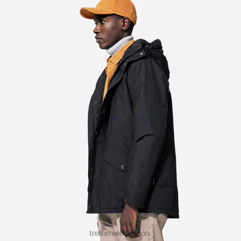 Tretorn Wings Woven Padded Jacket 686F827 Clothing Jet/Black