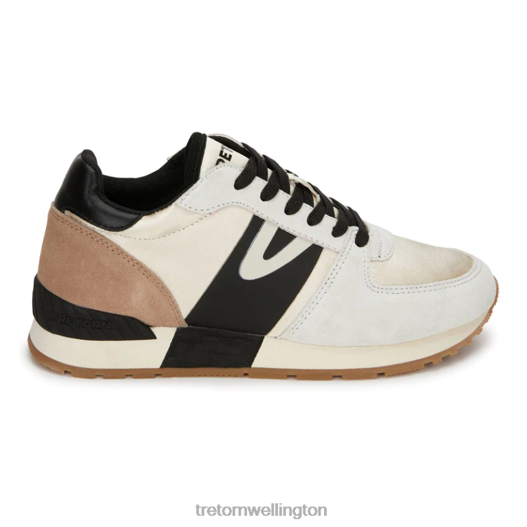 Tretorn Loyola 2.0 686F89 Footwear White/Taupe/Black