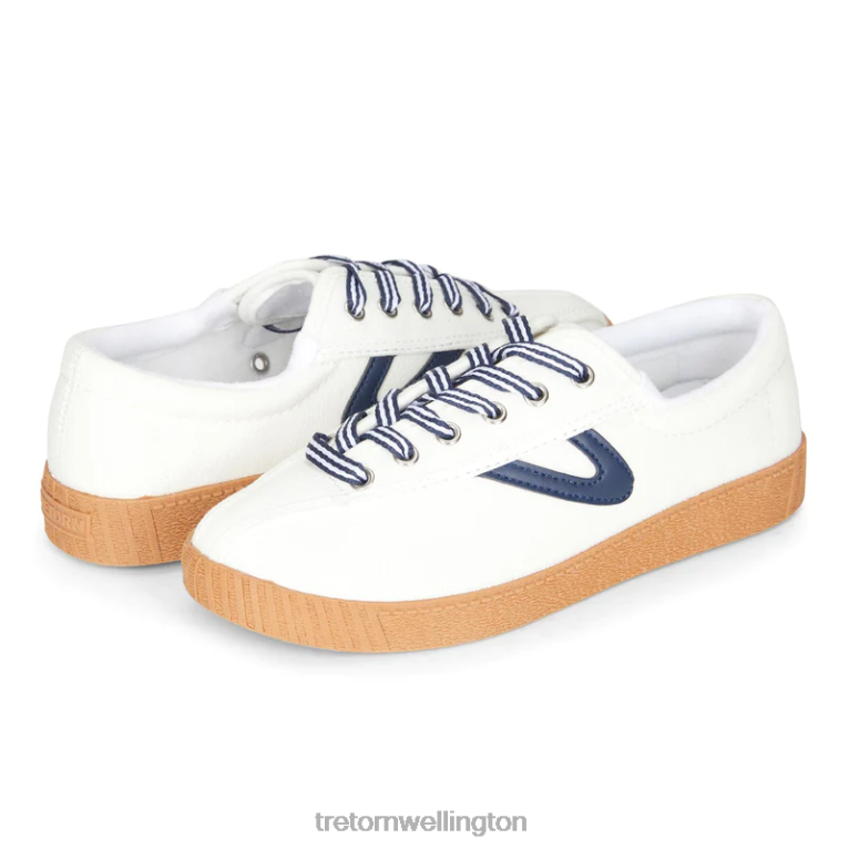 Tretorn Nylite Plus Canvas 686F810 Footwear White/Navy/Gum