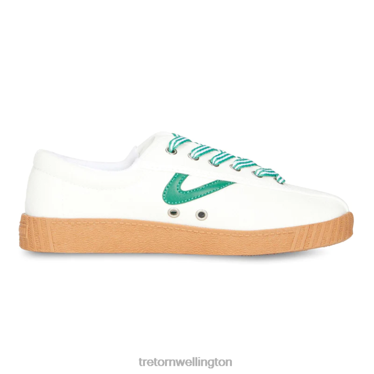 Tretorn Nylite Plus Canvas 686F812 Footwear White/Green/Gum