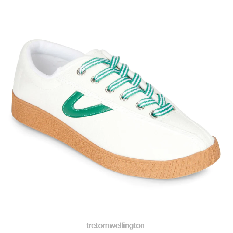 Tretorn Nylite Plus Canvas 686F812 Footwear White/Green/Gum