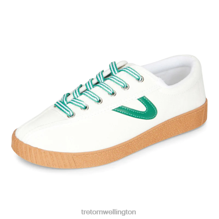 Tretorn Nylite Plus Canvas 686F812 Footwear White/Green/Gum