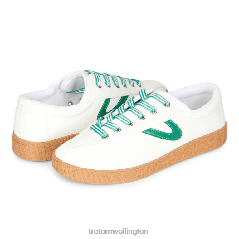 Tretorn Nylite Plus Canvas 686F812 Footwear White/Green/Gum