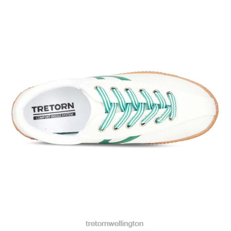 Tretorn Nylite Plus Canvas 686F812 Footwear White/Green/Gum