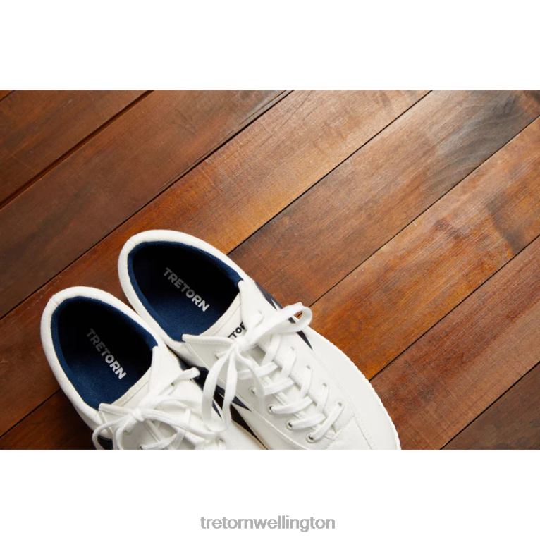 Tretorn Nylite Plus Canvas 686F83 Footwear White/Navy