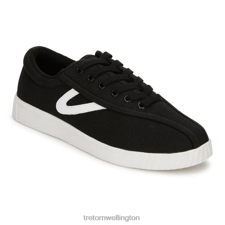 Tretorn Nylite Plus Canvas 686F84 Footwear Black/White
