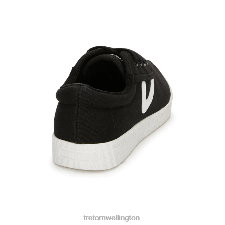 Tretorn Nylite Plus Canvas 686F84 Footwear Black/White