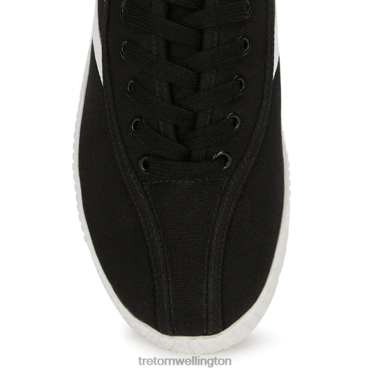 Tretorn Nylite Plus Canvas 686F84 Footwear Black/White