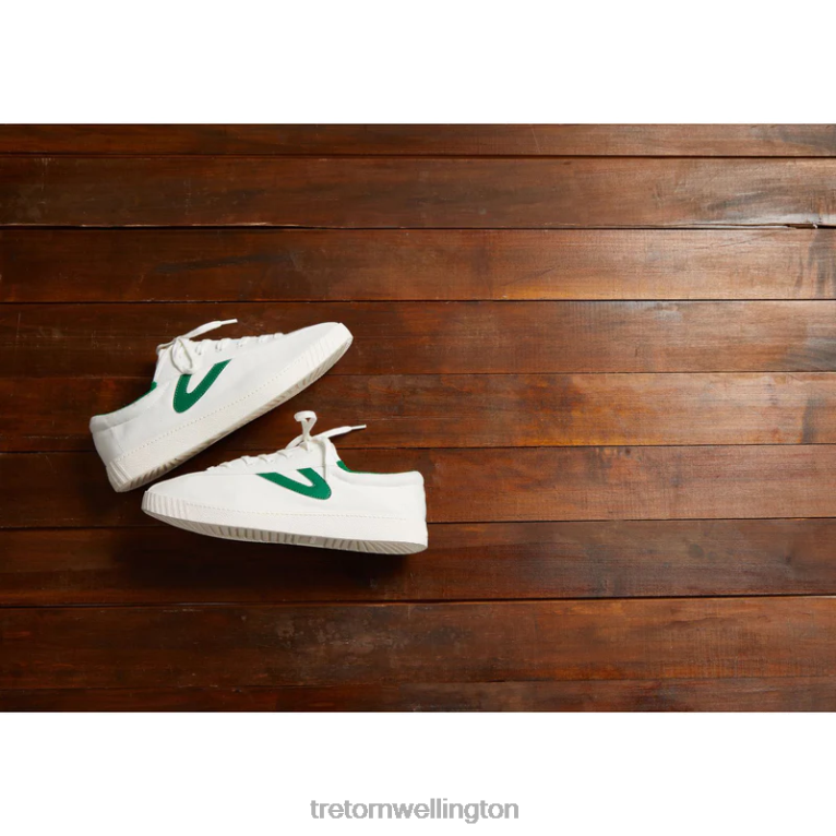 Tretorn Nylite Plus Canvas 686F86 Footwear White/Green