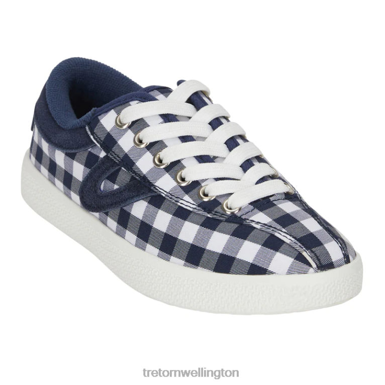 Tretorn x Draper James Nylite Plus Canvas 686F820 Footwear White/Nassau Navy Dolly Check