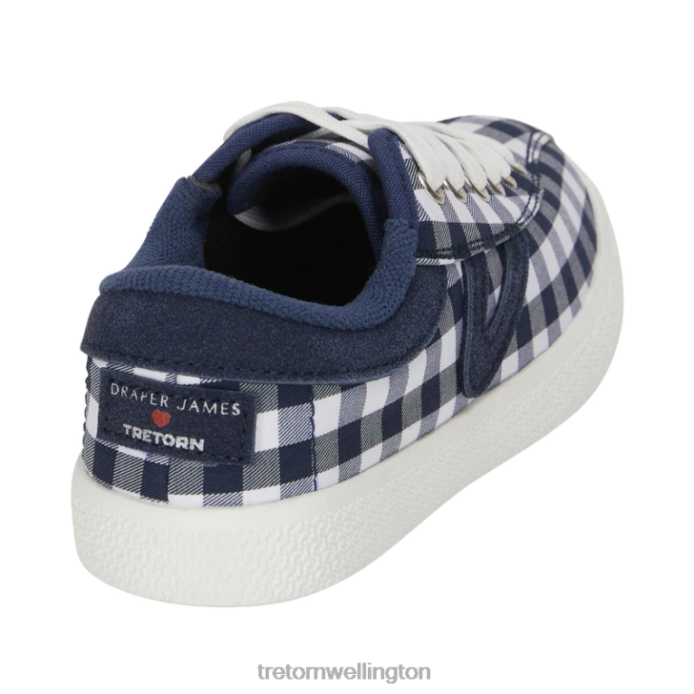 Tretorn x Draper James Nylite Plus Canvas 686F820 Footwear White/Nassau Navy Dolly Check