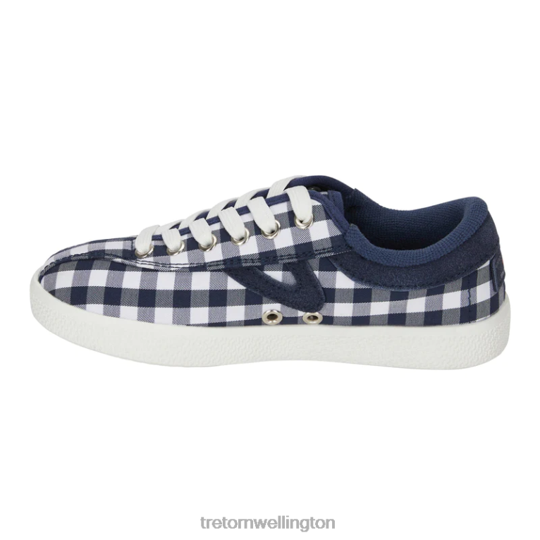 Tretorn x Draper James Nylite Plus Canvas 686F820 Footwear White/Nassau Navy Dolly Check