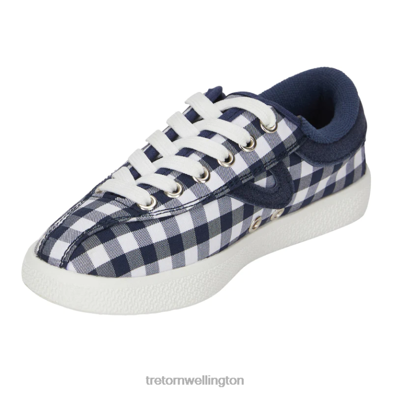 Tretorn x Draper James Nylite Plus Canvas 686F820 Footwear White/Nassau Navy Dolly Check