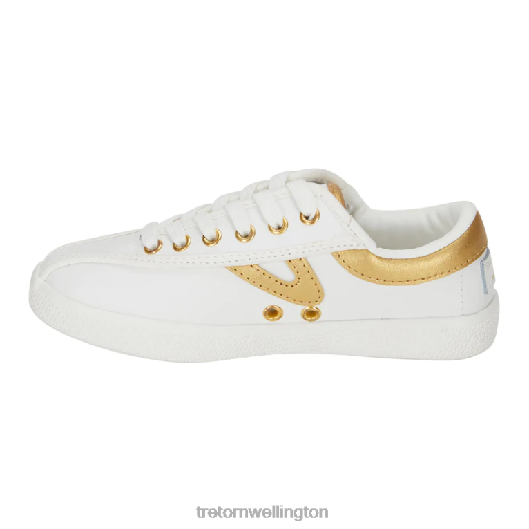 Tretorn x Draper James Nylite Plus Leather 686F821 Footwear White/Metallic Gold