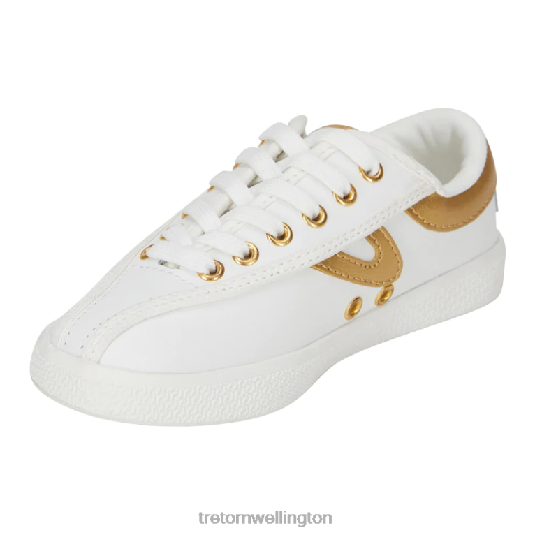 Tretorn x Draper James Nylite Plus Leather 686F821 Footwear White/Metallic Gold